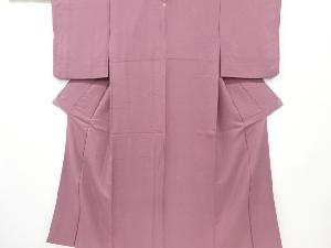 リサイクル　織り柄一つ紋色無地着物